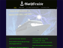 Tablet Screenshot of gothcruise.com